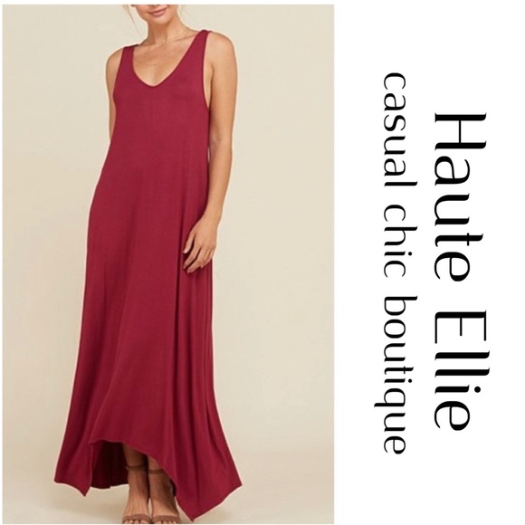 Cascara Handkerchief Hem Maxi Dress - Picture 2 of 3